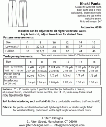 khaki pants stern bk